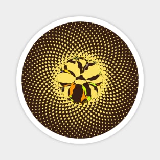 3D Phyllotaxis Flower Magnet